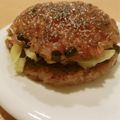 こうたんとまいたん's cooksnap of when they made 赤飯焼き煎餅deポテトのガレットサンド♪.