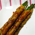 pyonpoco's cooksnap of when they made アスパラ肉巻き　☆　旨辛ソース.