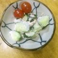 M130018's cooksnap of when they made すぐ出来る！きゅうりのツナマヨ和え.