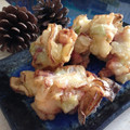 たくのお嫁さん's cooksnap of when they made ◆イカゲソと葱のかき揚げ◆.