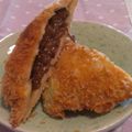ゆずぴのママ★'s cooksnap of when they made 簡単すごく美味しい食パンdeカレーパン.