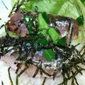 ぽよ〜ん's cooksnap of when they made いわしで簡単どんぶり♪.