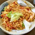 となかい01's cooksnap of when they made 簡単☆カニカマレタス炒飯.