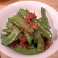 悠ママ's cooksnap of when they made さやえんどうのおかか梅和え.
