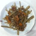 まーと's cooksnap of when they made ごぼうのきんぴら　味付けは麺つゆだけ.