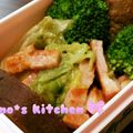anochi。's cooksnap of when they made お弁当に♪ベーコンレタスのさっぱり炒め.