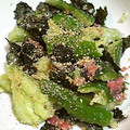 mitimiya's cooksnap of when they made きゅうり叩いて♪梅と海苔で和えましょう♪.