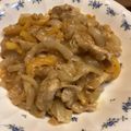 半熟王子's cooksnap of when they made パプリカと豚こまの味噌マヨガーリック炒め.