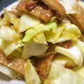 まる１０'s cooksnap of when they made さつま揚げとキャベツのピリ辛炒め.