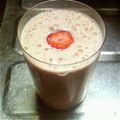 たんたん　's cooksnap of when they made いちごのスムージー.