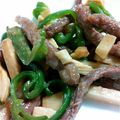 べりぃ★'s cooksnap of when they made 旦那が喜ぶ☆青椒肉絲(⌒‐⌒).