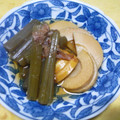 Jock's cooksnap of when they made ふきと筍の煮物.