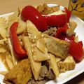 なとき。's cooksnap of when they made 中国風！牛もも肉と筍と厚揚げの旨味炒め.