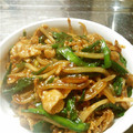 nj1106's cooksnap of when they made 節約!!もやしと豚小間　韮の麻婆風☆.