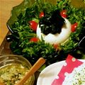 もじゃこてつー's cooksnap of when they made 醤油麹ドレッシング！豆腐とワカメのサラダ.