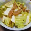 まあくんのおくさん's cooksnap of when they made カリカリ鶏皮とキャベツのカレー風味♡.