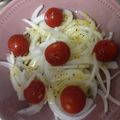 ごまれっと's cooksnap of when they made 今しか出来ない新玉葱とトマトのサラダ.