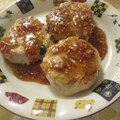 miyuki12's cooksnap of when they made まぐろのアラで和風ハンバーグ.