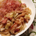 バナオさん's cooksnap of when they made 塩こんぶで簡単！とろうま♪焼きうどん！.