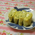 赤い電話's cooksnap of when they made お弁当に☆青のりチーズの卵焼き♪.