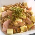 anjizi's cooksnap of when they made ハムチーズ納豆.