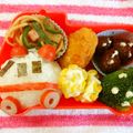 るらちゃん's cooksnap of when they made キャラ弁！救急車.