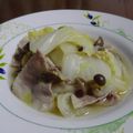 ムヒカ's cooksnap of when they made 白菜･豚肉･しめじの重ね蒸し煮.