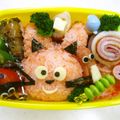 あやかときょうこ's cooksnap of when they made キャラ弁おかず ねこちゃん☆.
