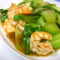 あやかときょうこ's cooksnap of when they made チンゲン菜と海老の薬膳オイスター炒め.