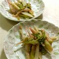 sarari's cooksnap of when they made 山うどの酢味噌あえ★簡単.