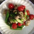 akiko13's cooksnap of when they made 簡単♪鶏とアスパラと枝豆のバジル和え.