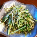 あゆ肉's cooksnap of when they made 水菜とじゃこの箸休め.