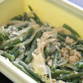 ニコニコ笑顔's cooksnap of when they made ルクエdeまろやか☆いんげんの卵とじ.