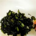 ９８まる's cooksnap of when they made お子様向け甘め カブの葉の油炒め.