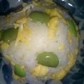 StardustCrusaders's cooksnap of when they made 枝豆＆たまごおにぎり.