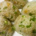 はなのぴ's cooksnap of when they made 揚げ玉おにぎり.