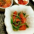 バファリス☆'s cooksnap of when they made 簡単☆水菜トマトサラダ.