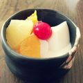 おだまりこまり's cooksnap of when they made 美味★なめらかフルーツ杏仁豆腐.