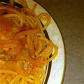 ゆきここまち's cooksnap of when they made キムチーズトマト☆パスタ.