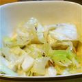 masudake's cooksnap of when they made 余ったキャベツ千切りで簡単温サラダ♪.