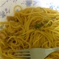 猫のみみみ's cooksnap of when they made 麺つゆとツナの和風パスタ.