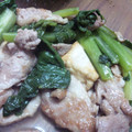 kokakokko's cooksnap of when they made 小松菜と厚揚げ・豚肉の炒め物.