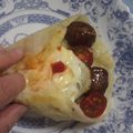 ひトみ's cooksnap of when they made コナモン手巻き♫ミートボール＆目玉焼き♬.