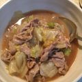 kashu652's cooksnap of when they made 食材二つ☆豚肉と白菜のあんかけ.
