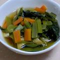 うきうさこ's cooksnap of when they made ん～おいしいっ！小松菜煮物.