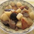 miyuki12's cooksnap of when they made ちぎり蒟蒻と大根、椎茸の圧力鍋煮.