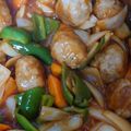 しんちゃんまま🌿's cooksnap of when they made 簡単！豚こま団子でヘルシー！揚げない酢豚.