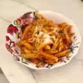 komugiko4's cooksnap of when they made 超簡単。ツナときのこのトマトパスタ。.