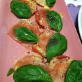 ★Non★★'s cooksnap of when they made トマトde３分☆オシャレひとくちピザ♪.