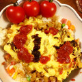 おひなっぱ's cooksnap of when they made ★とろりん卵と納豆のオムライス★.